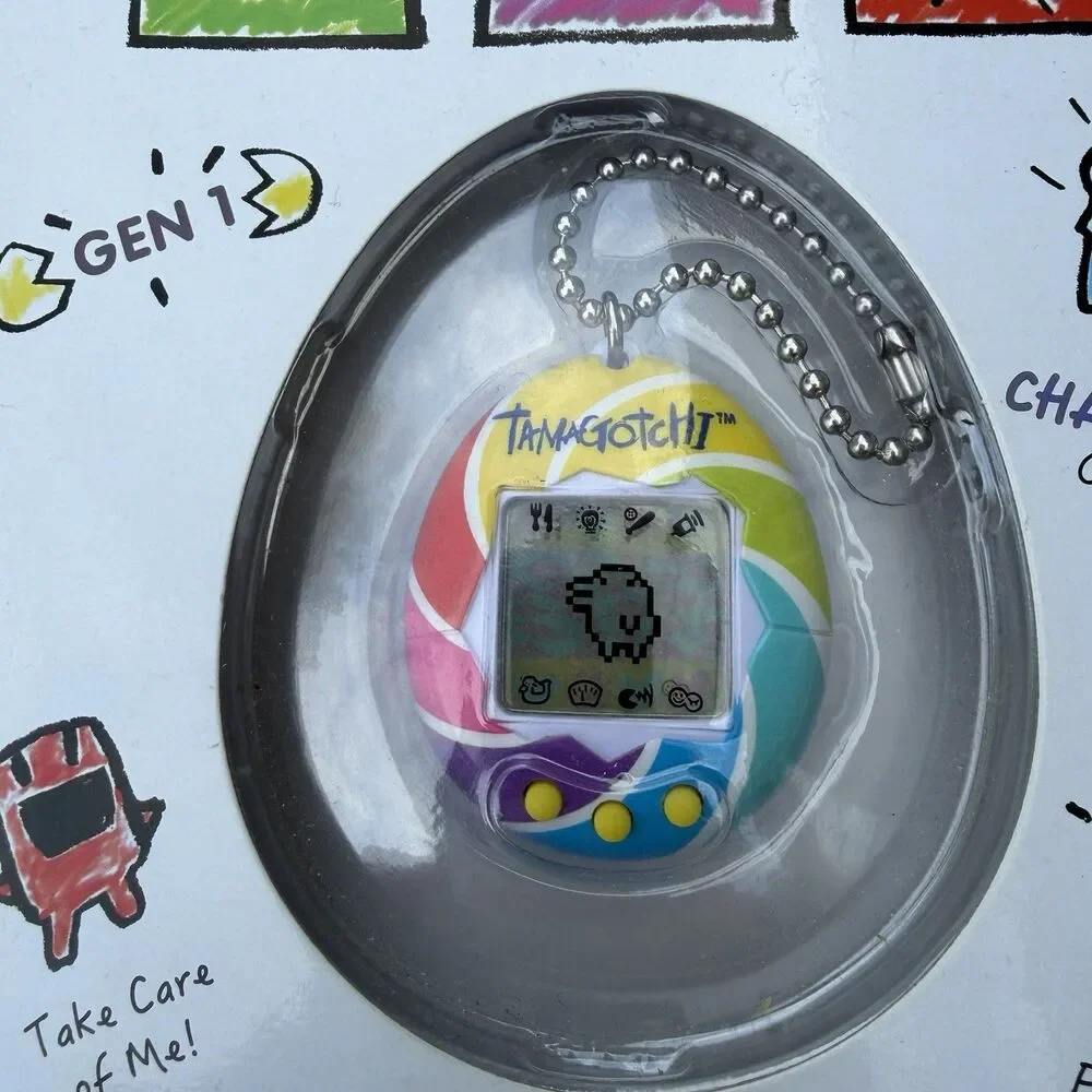Bandai Original Tamagotchi Gen 1 Rainbow Virtual Reality Pet New Sealed